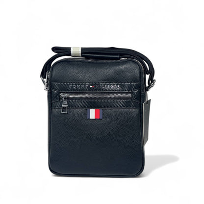 🖤 Tommy Hilfiger Black Crossbody Bag – Iconic Power, Everyday Precision