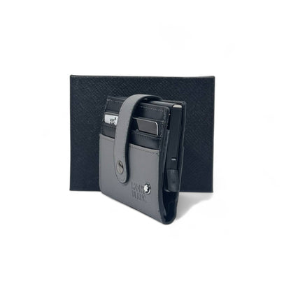 🩶 Montblanc Grey & Black Card Holder – Modern Luxury in Every Detail