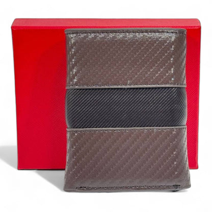 🤎 Cartier Carbon Brown Wallet – Bold Texture, Timeless Prestige