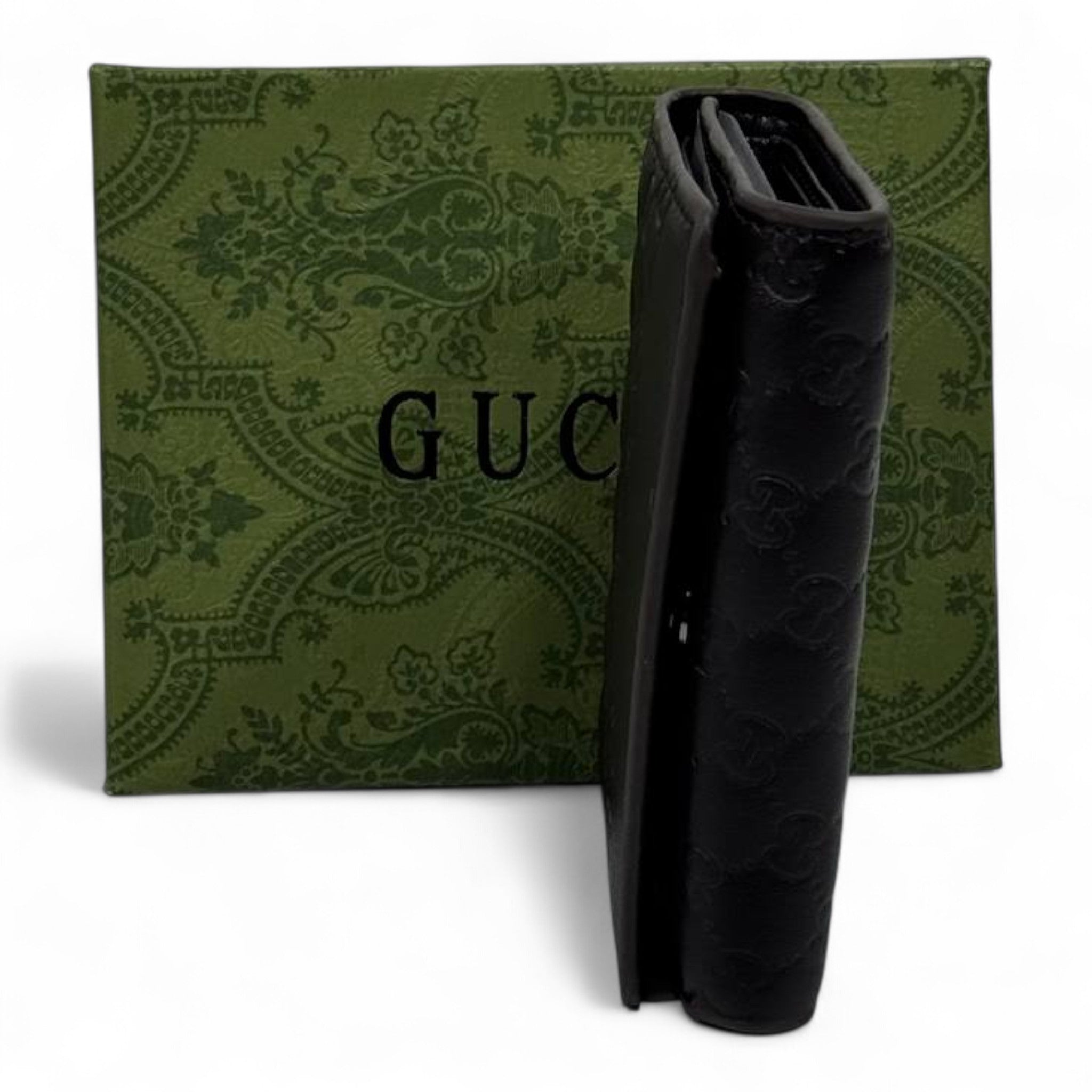 🤎 Gucci Brown Monogram Wallet – Timeless Elegance, Italian Precision
