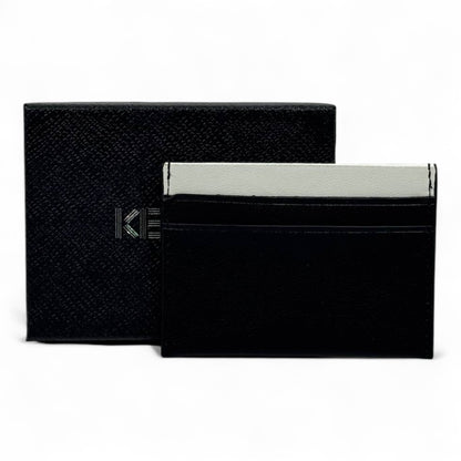 🐯 Kenzo Paris Black & White Tiger Card Holder – Urban Luxury, Parisian Spirit