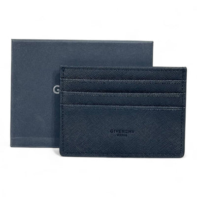 🖤 Givenchy Paris Black Leather Card Holder – Refined Elegance, Parisian Edge