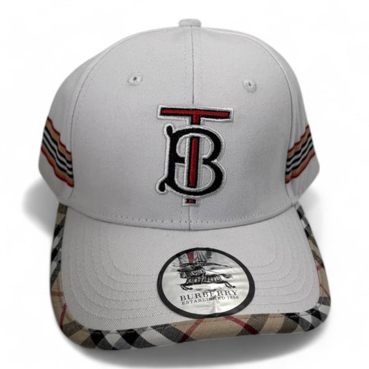 Burberry Monogram Cap with Iconic Check Detailing