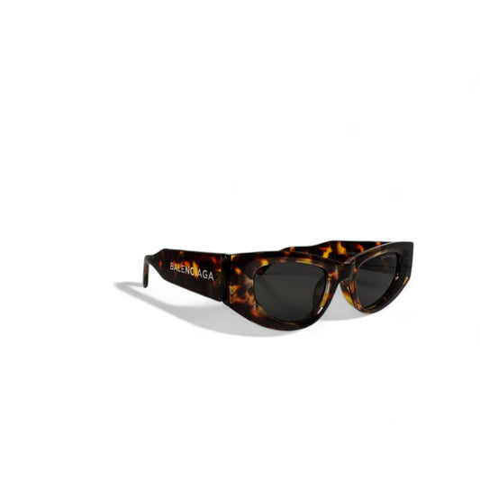 Balenciaga Oversized Tortoiseshell Sunglasses