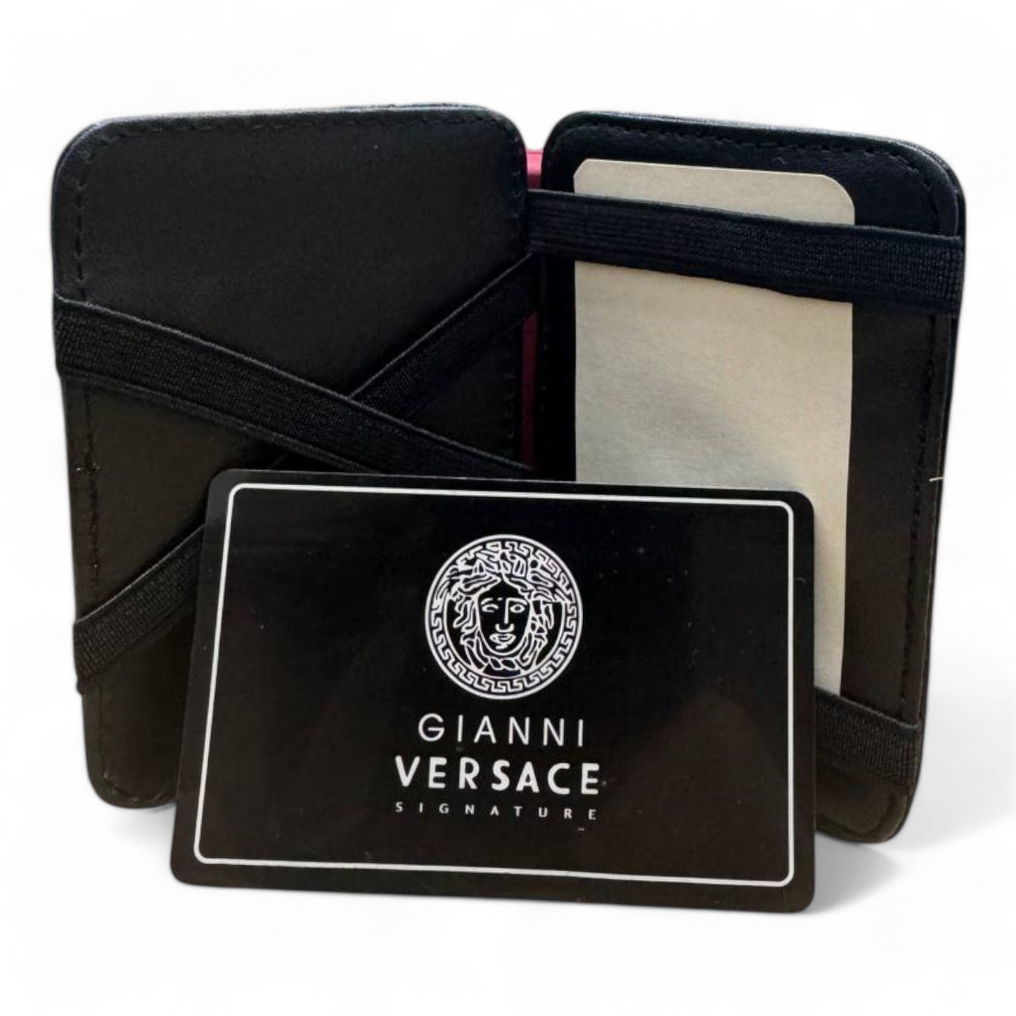 Versace Luxury Leather Card Holder