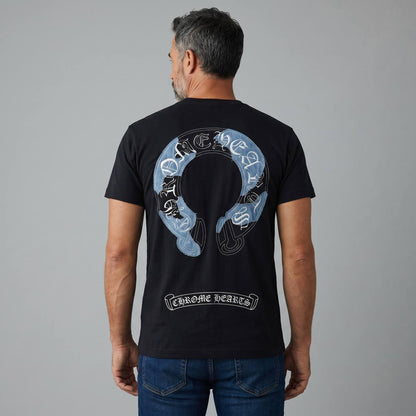 Chrome Hearts Gothic Horseshoe Graphic T-Shirt 🖤⚡