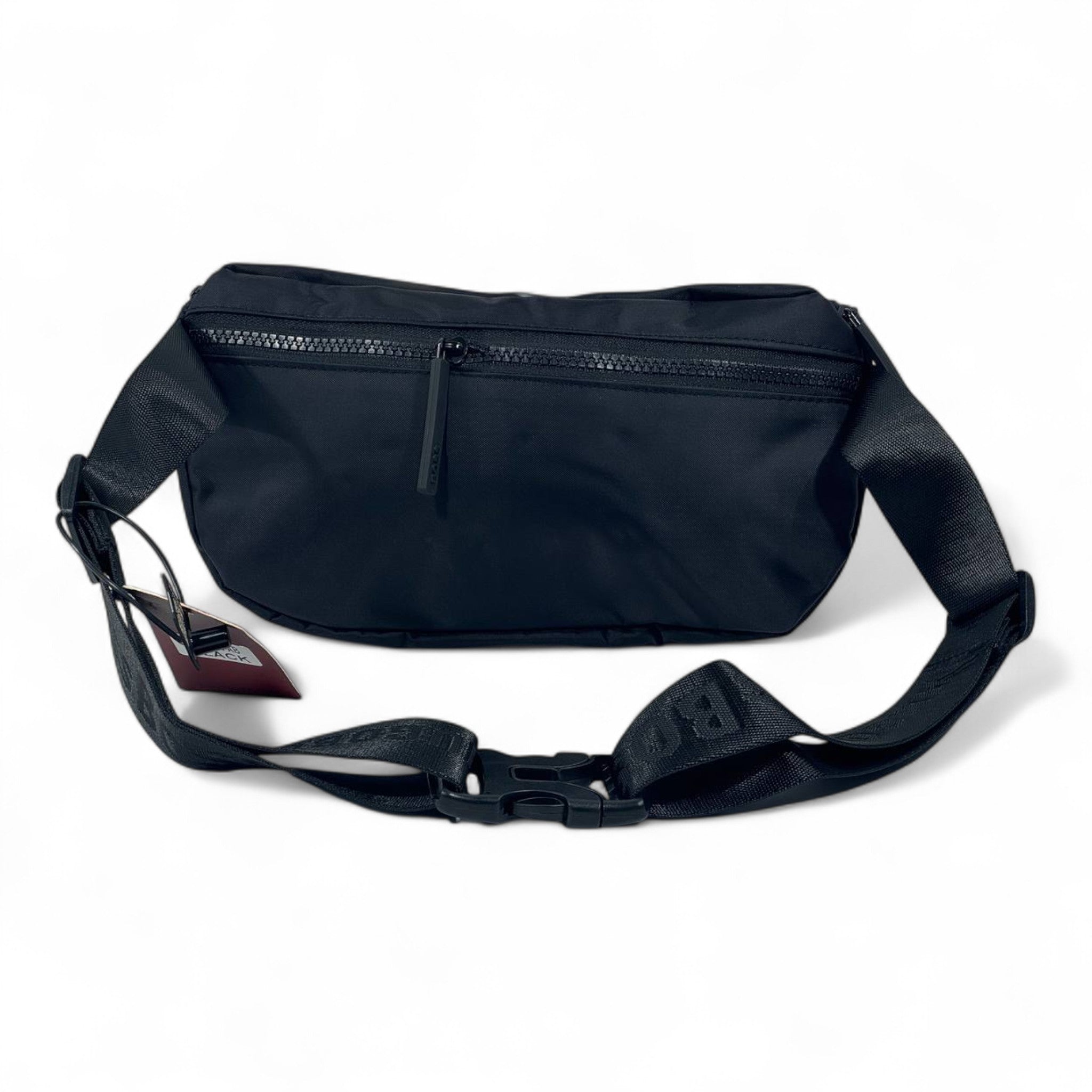 BOSS Matte Black Waist Bag – Minimalist Edition 🖤 | Luxury Everyday Crossbody