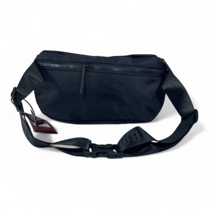 BOSS Matte Black Waist Bag – Minimalist Edition 🖤 | Luxury Everyday Crossbody