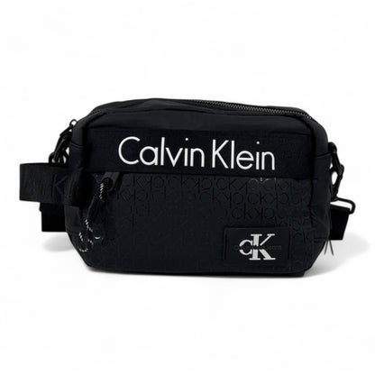 Calvin Klein Monogram Crossbody Bag – Classic Black Edition 🖤 | Timeless Urban Luxury
