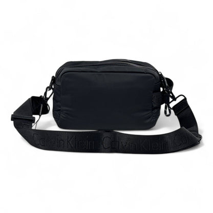 Calvin Klein Monogram Crossbody Bag – Classic Black Edition 🖤 | Timeless Urban Luxury