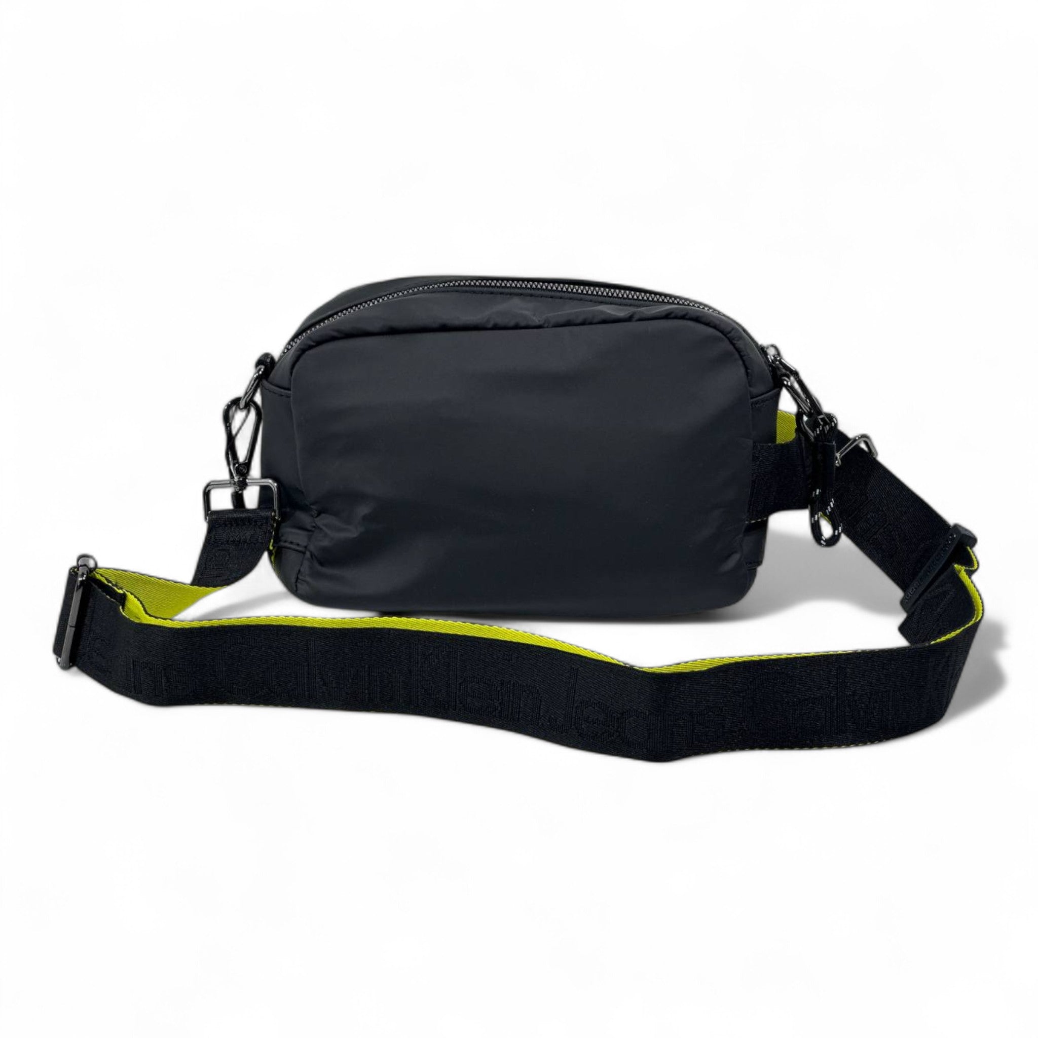 Calvin Klein Neon Splash Crossbody Bag ⚡ | Black & Fluorescent Yellow Street Edition