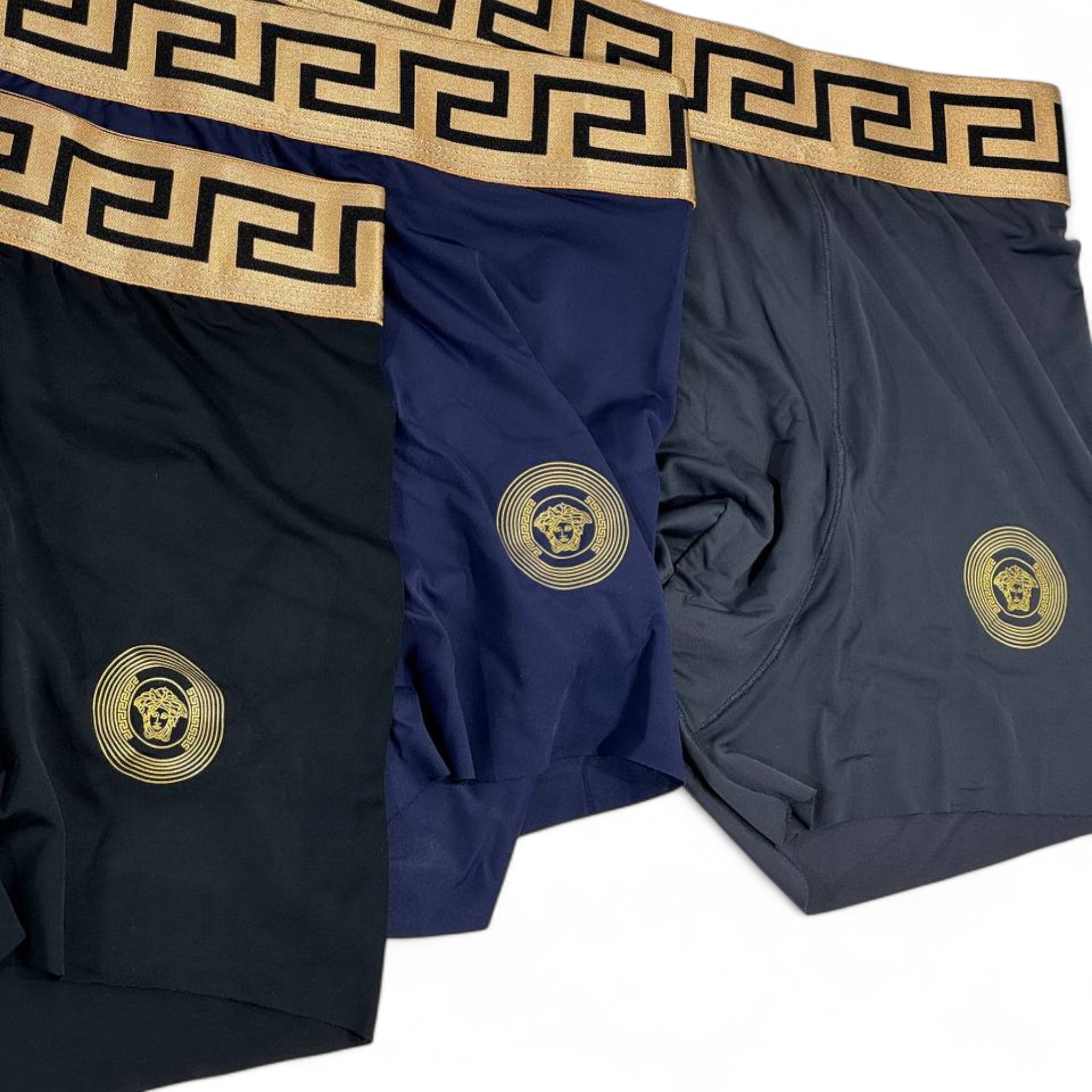 Versace Gold Edition Boxer Set (3 Pieces) 👑 | Luxury Men’s Underwear Collection