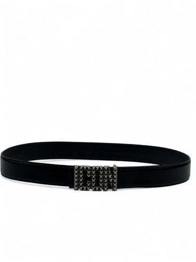 Dsquared2™ ICON Studded Black Leather Belt 🖤 (120 cm | Limited Edition)
