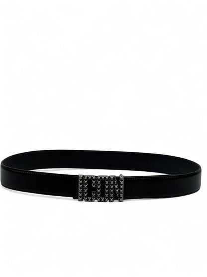 Dsquared2™ ICON Studded Black Leather Belt 🖤 (120 cm | Limited Edition)