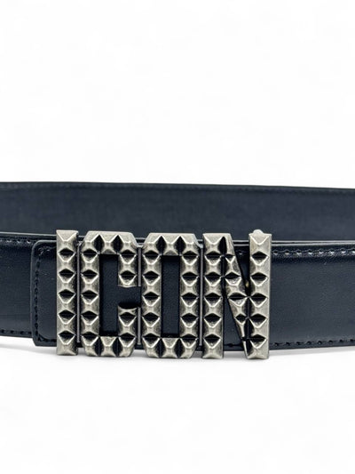 Dsquared2™ ICON Studded Black Leather Belt 🖤 (120 cm | Limited Edition)