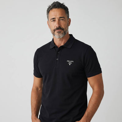 Prada Milano Essential Black Polo 🖤✨