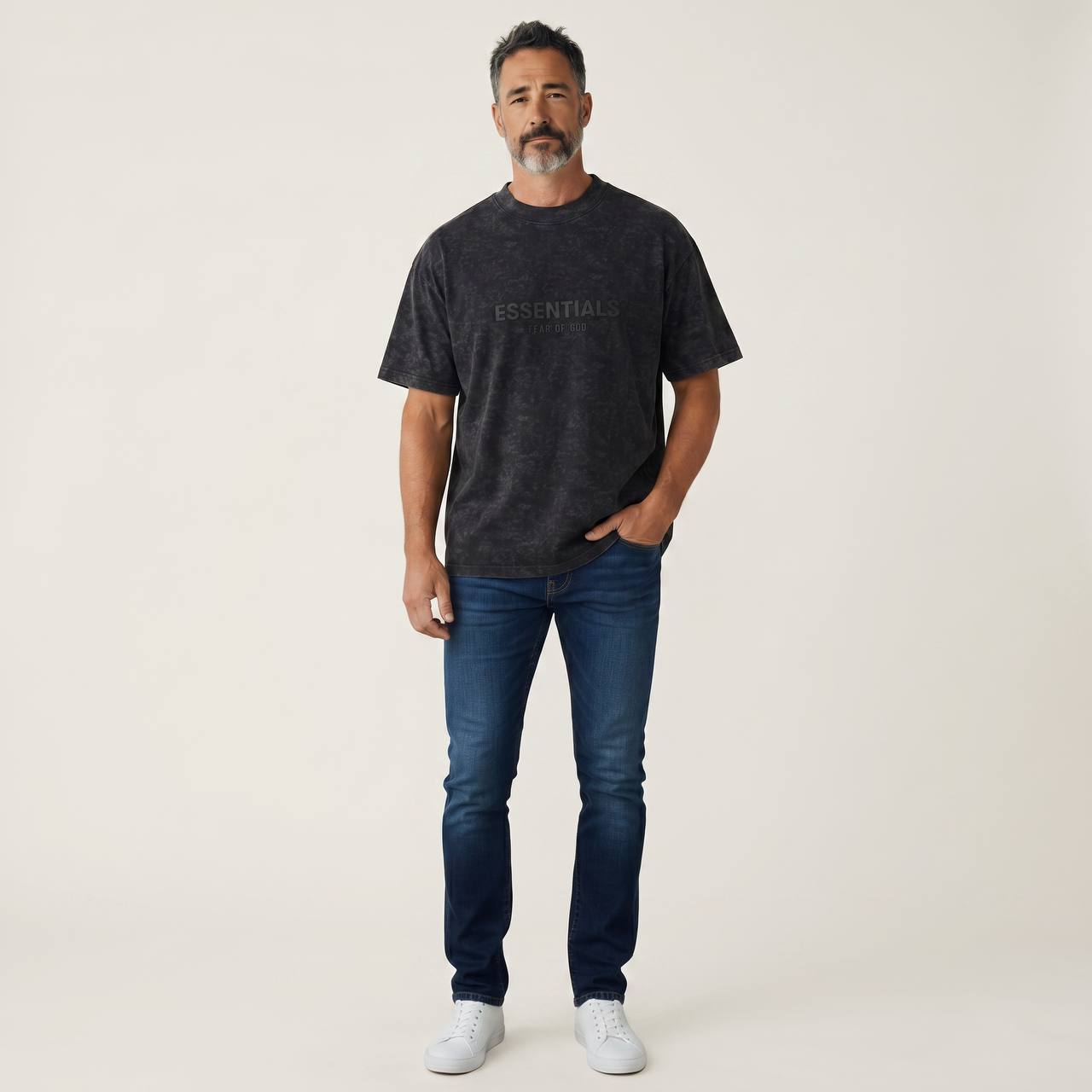 Fear of God Essentials Washed Oversized Tee 🖤