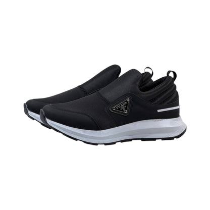 Prada Milano Slip-On Luxury Sneakers ⚫⚪