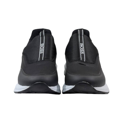BOSS Minimalist Slip-On Sneakers ⚫⚪