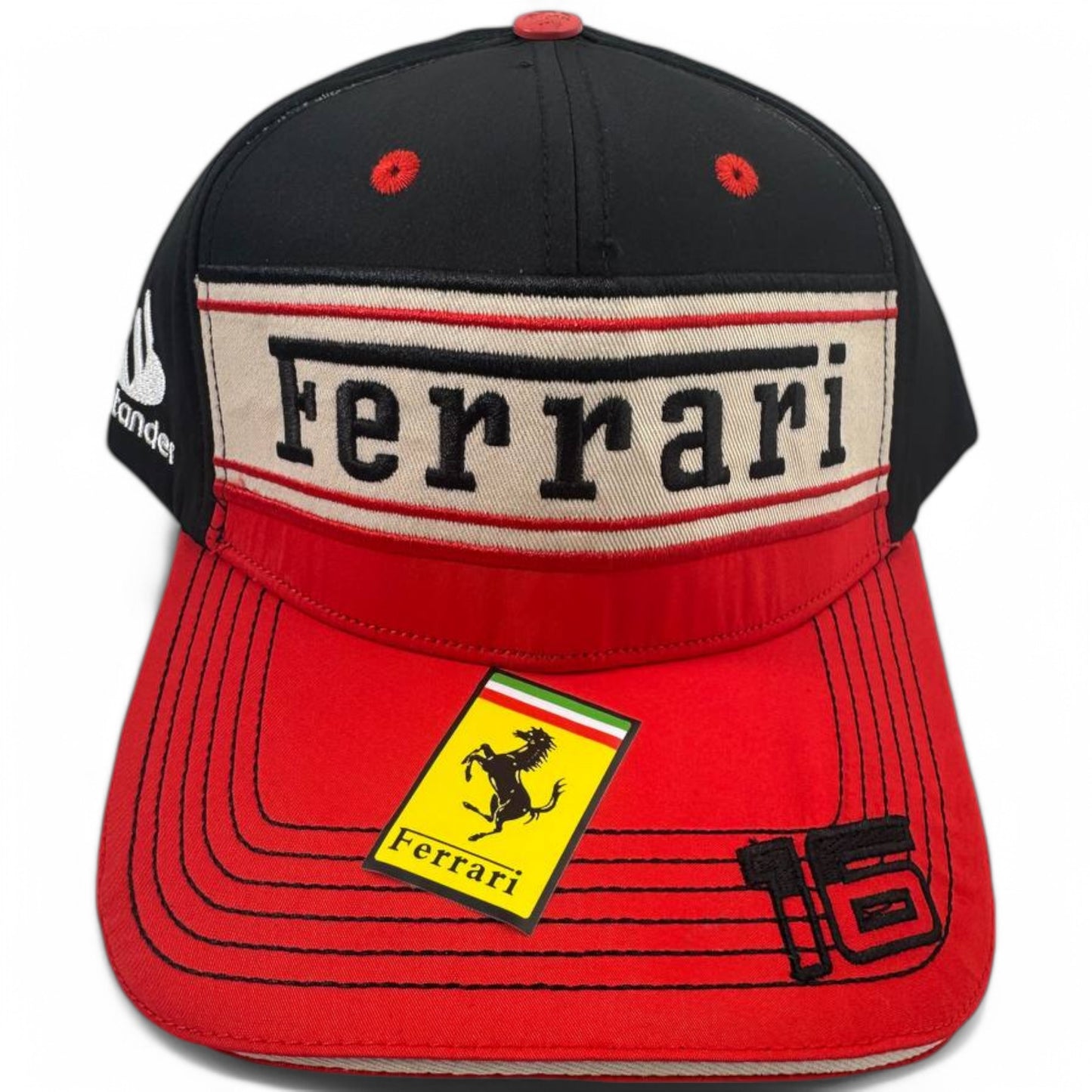 Scuderia Ferrari Charles Leclerc Team Cap - Red and Black