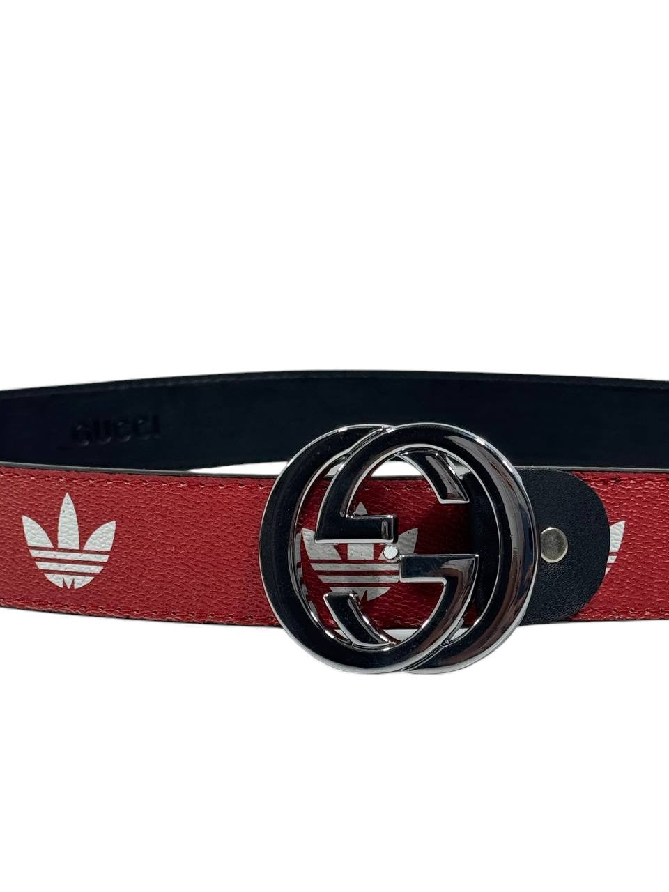 🔴 Gucci x Adidas Limited Edition Belt – Red Monogram (120 cm) 🔴