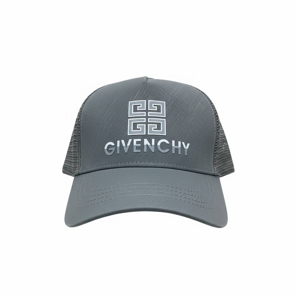 Givenchy 4G Logo Grey Trucker Cap 🩶✨