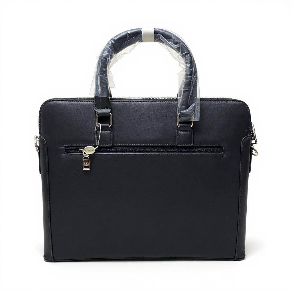 Prada Saffiano Leather Briefcase – Black Luxury Business Bag 💼🖤 | Executive Collection