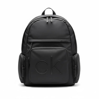 Calvin Klein Black Logo Backpack – Premium Urban Laptop Bag 🎒🖤 | CK Minimal Edition
