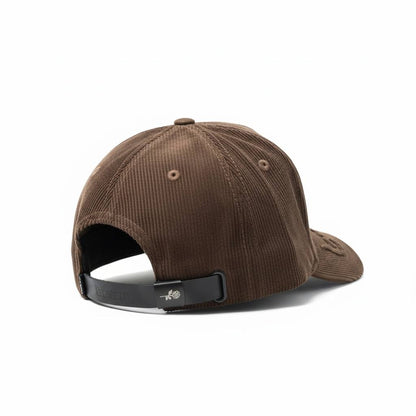 Clemont Brown Ribbed Embroidered Cap 🤎🧢