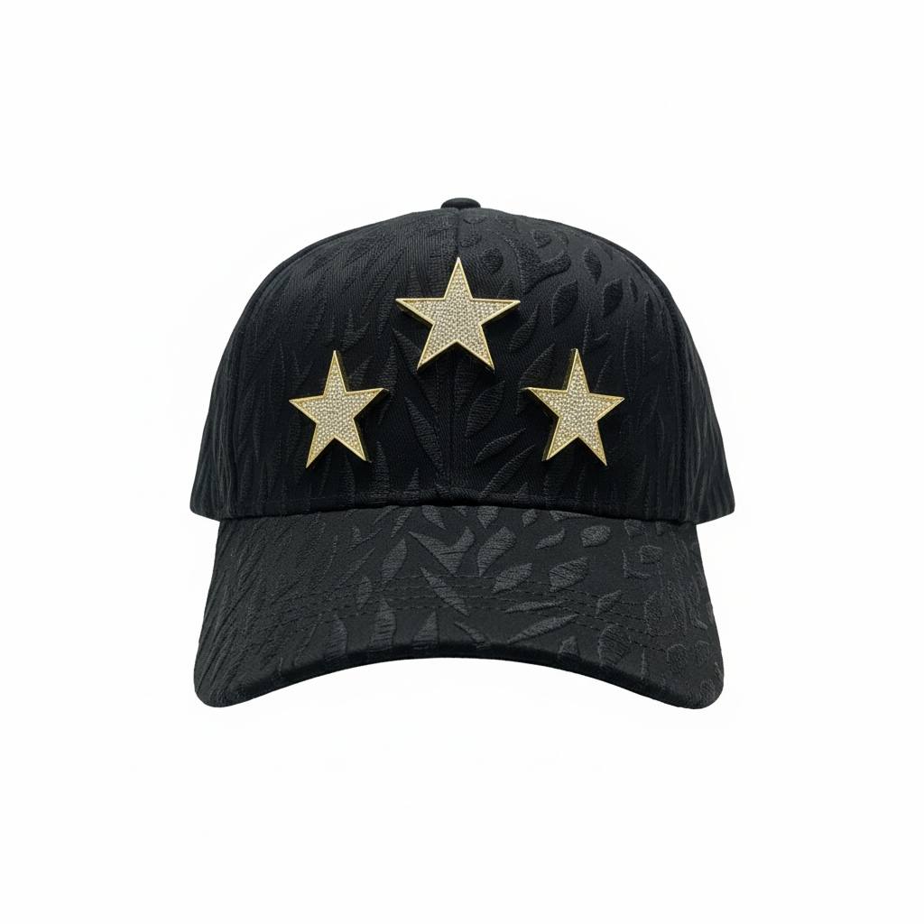 Chrome Galaxy Rockstar Black Cap ⭐🖤