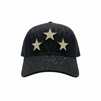 Chrome Galaxy Rockstar Black Cap ⭐🖤