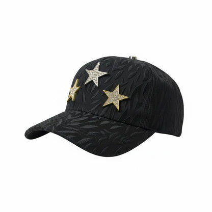Chrome Galaxy Rockstar Black Cap ⭐🖤