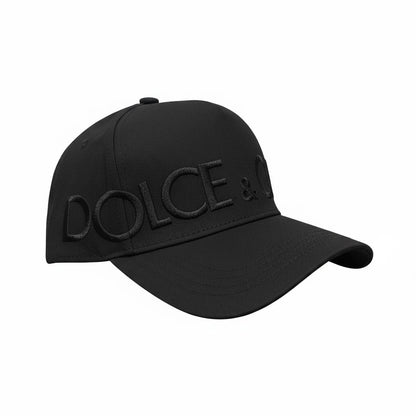 Dolce & Gabbana Black Embossed Logo Cap 🖤🧢🔥