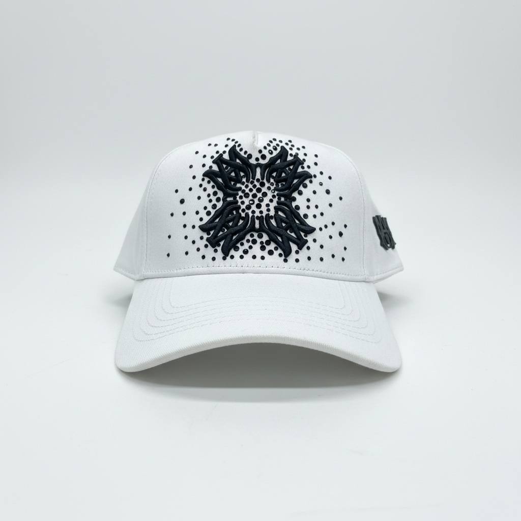 Amiri Crystal Star White Cap 🤍✨