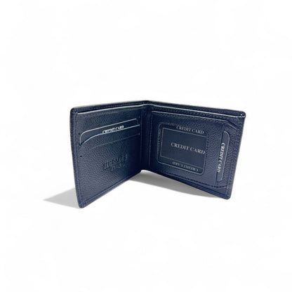 🖤 Hermès Black Leather Wallet – Men’s Luxury Bifold with Silver 'H' Logo 🖤