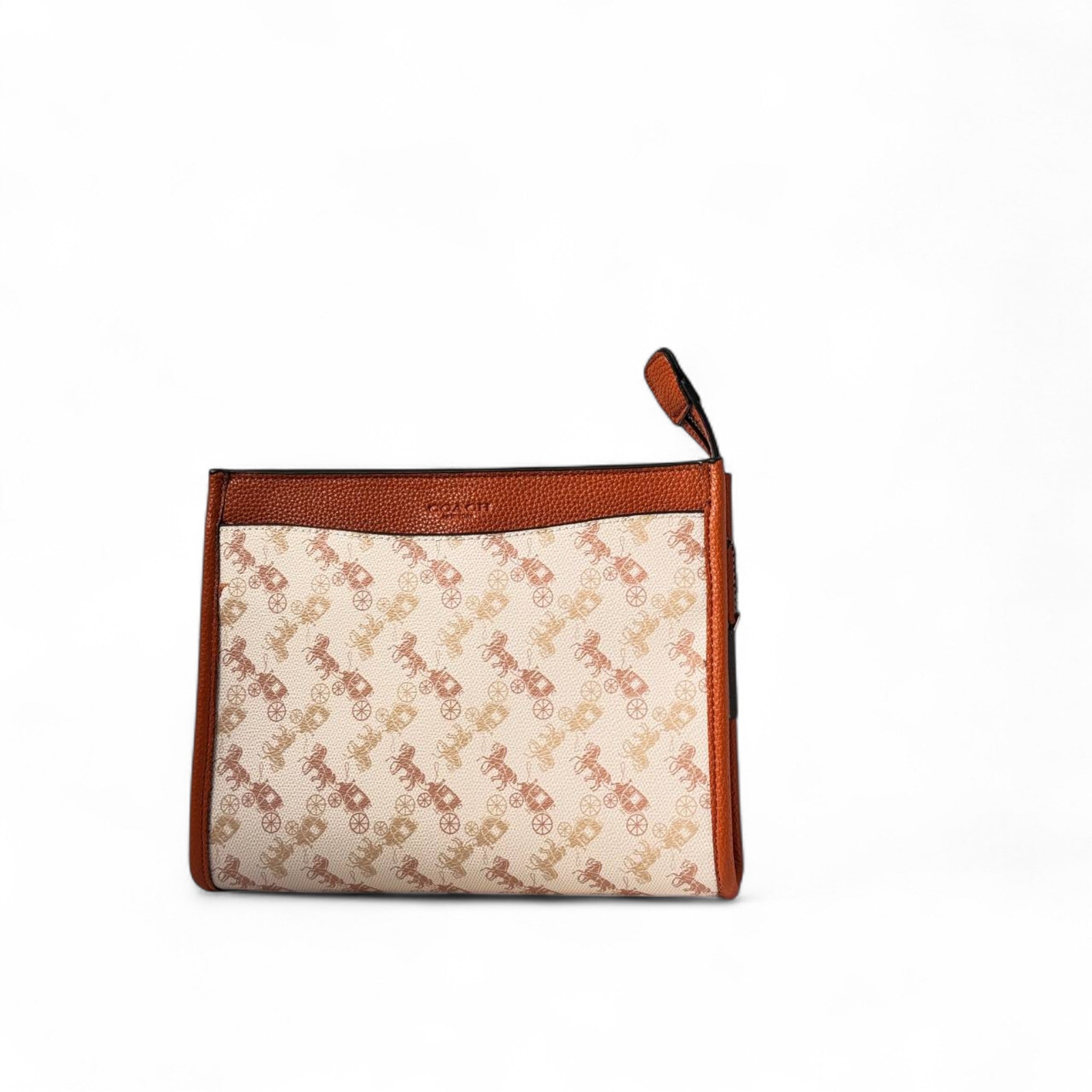 Coach Horse & Carriage Canvas Wristlet Clutch | Signature Elegance 👜✨