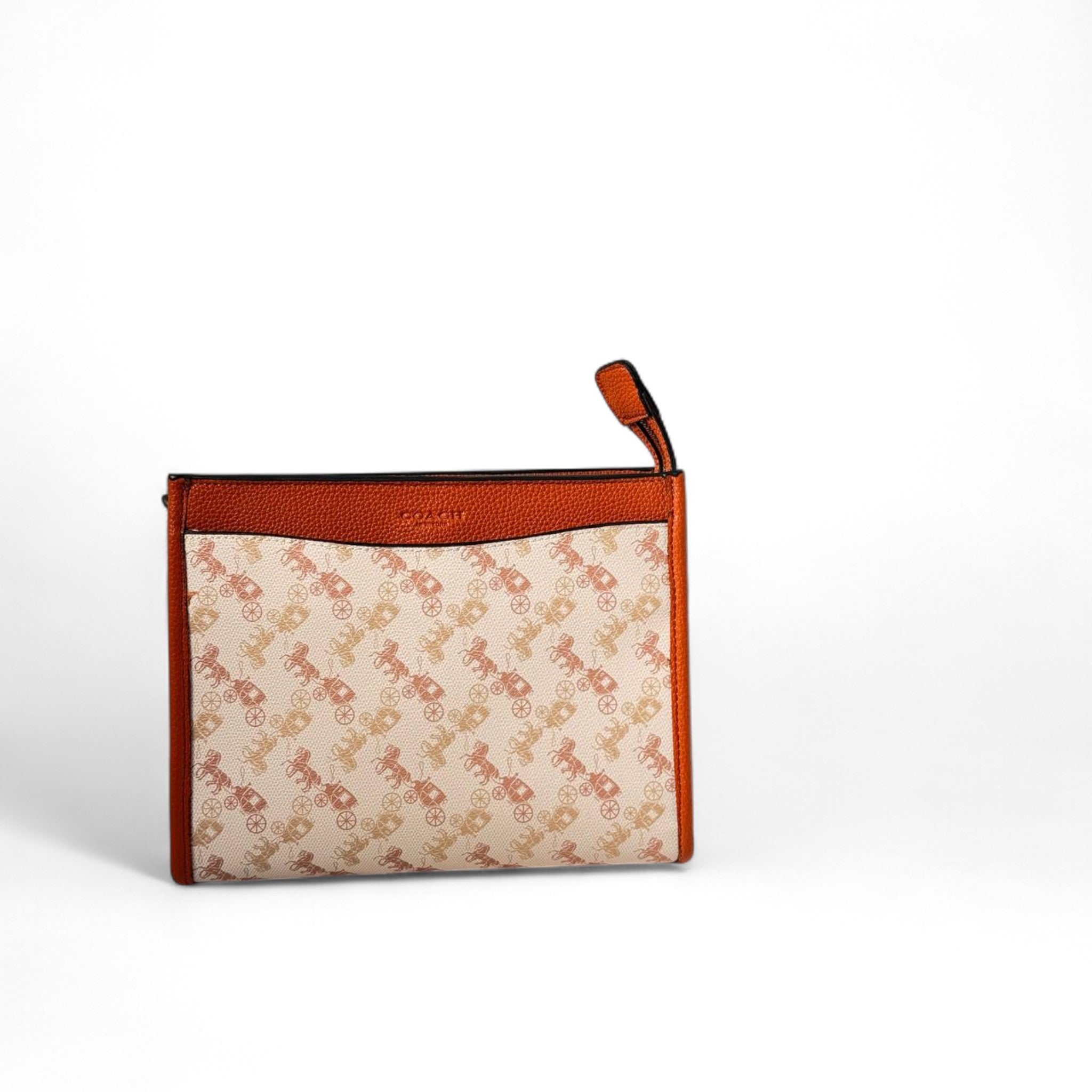 Coach Horse & Carriage Canvas Wristlet Clutch | Signature Elegance 👜✨