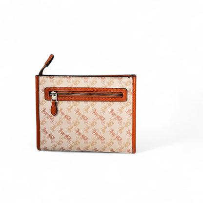 Coach Horse & Carriage Canvas Wristlet Clutch | Signature Elegance 👜✨