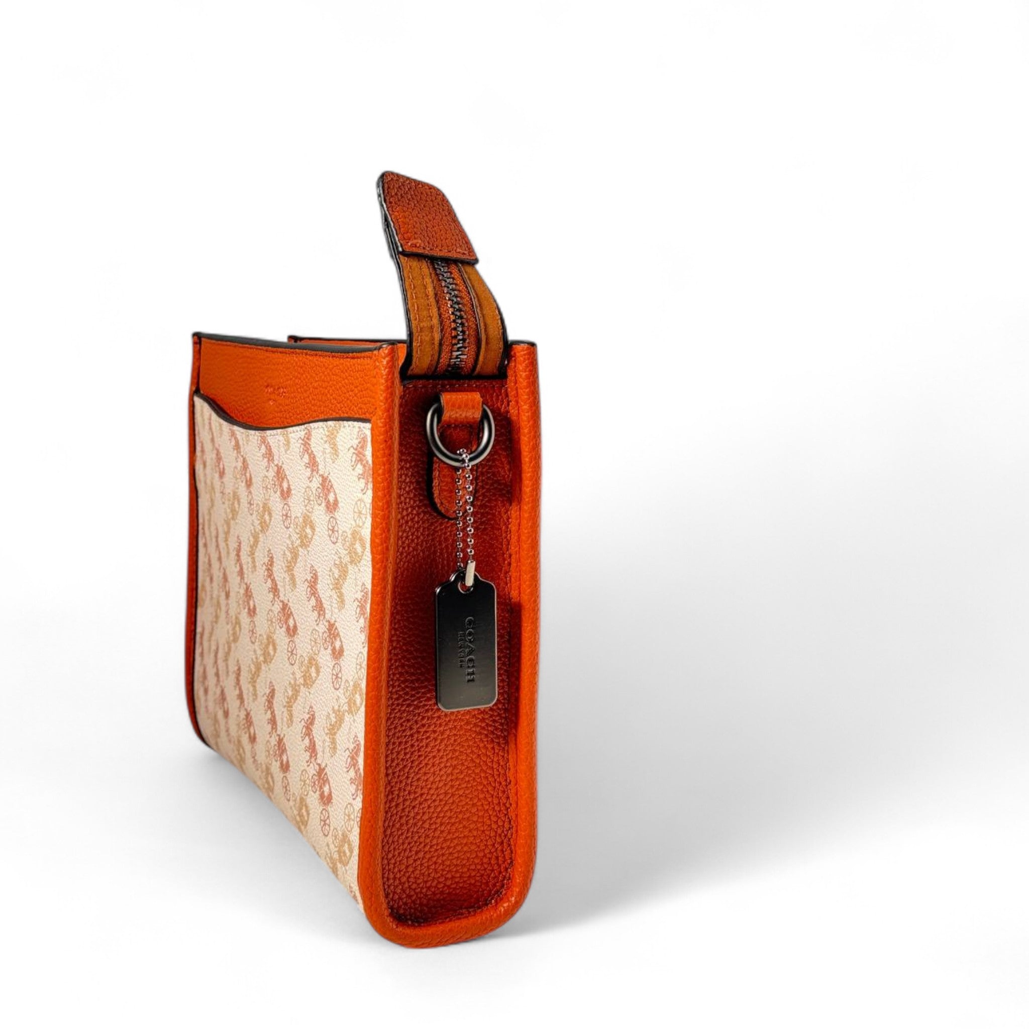 Coach Horse & Carriage Canvas Wristlet Clutch | Signature Elegance 👜✨