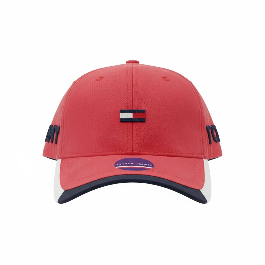 Tommy Hilfiger Coral Classic Logo Cap 🔴🧢🇺🇸