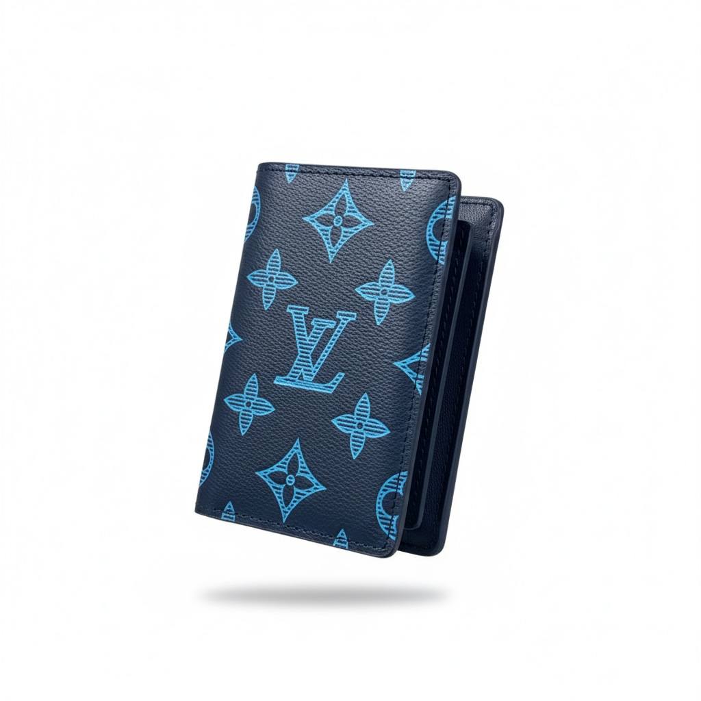 Louis Vuitton Navy & Blue Monogram Wallet 💙✨