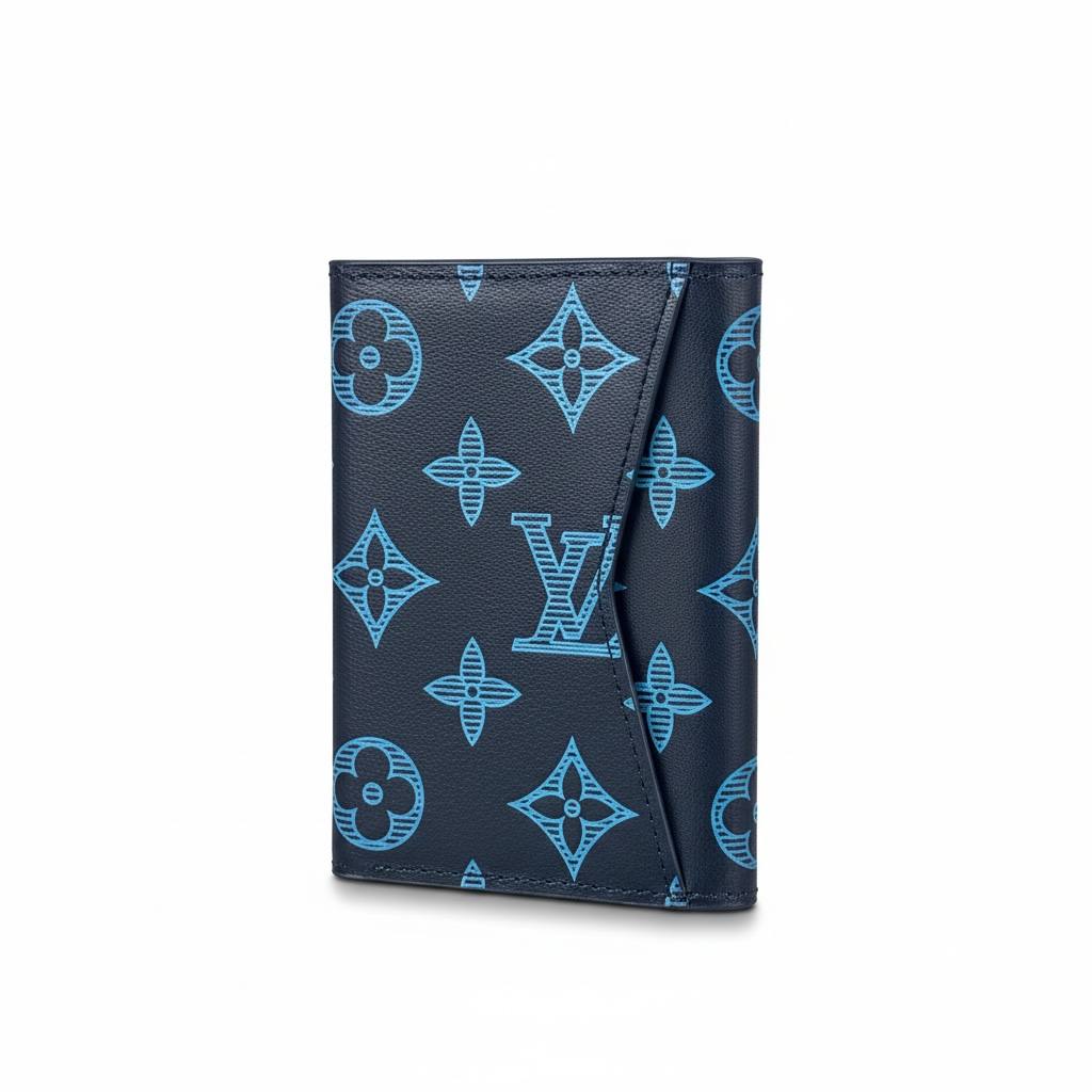 Louis Vuitton Navy & Blue Monogram Wallet 💙✨