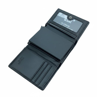 Montblanc Classic Black Leather Vertical Wallet 🖤✨