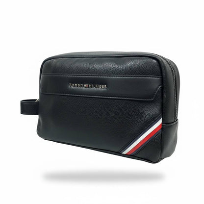 Tommy Hilfiger Premium Black Toiletry Pouch 🖤✈️
