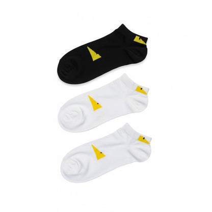 Fendi Monster Eye No-Show Socks 3-Pack 🧦👁️ | 1 Black & 2 White