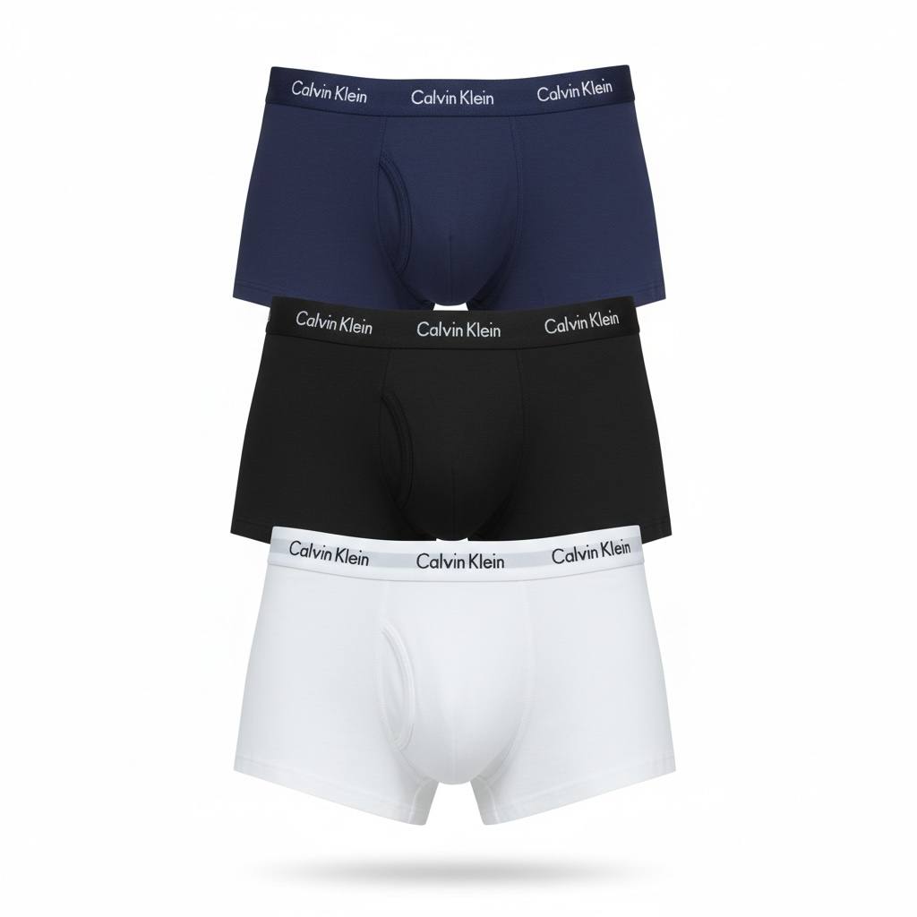 Calvin Klein Classic Cotton Boxer Briefs – 3-Pack Essential Collection 🩳✨