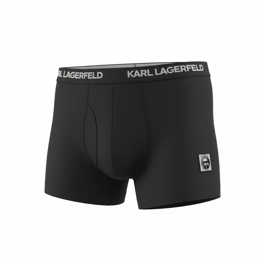 Karl Lagerfeld Logo Boxer Briefs – 3-Pack Premium Designer Essentials 🩳🖤
