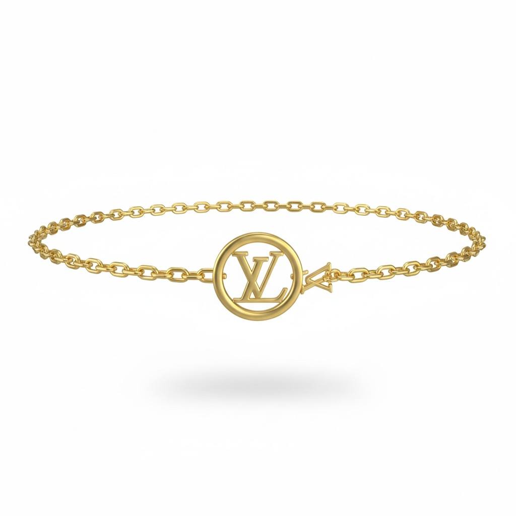 Louis Vuitton LV Chain Belt – Gold Logo Statement Waist Accessory ✨🔗
