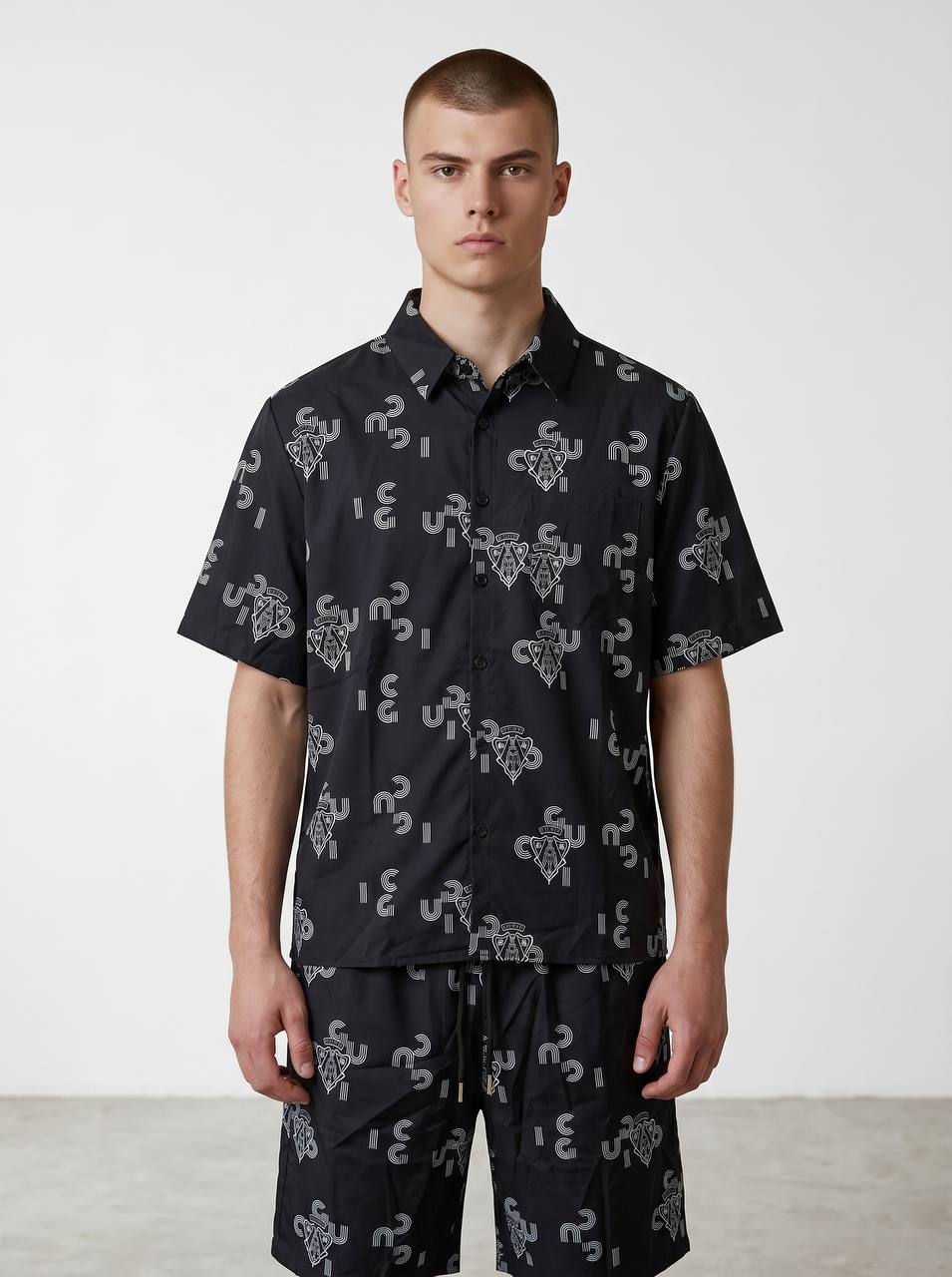 Gucci Monogram Co-Ord Set – Black Luxury Summer Set 🖤🔥