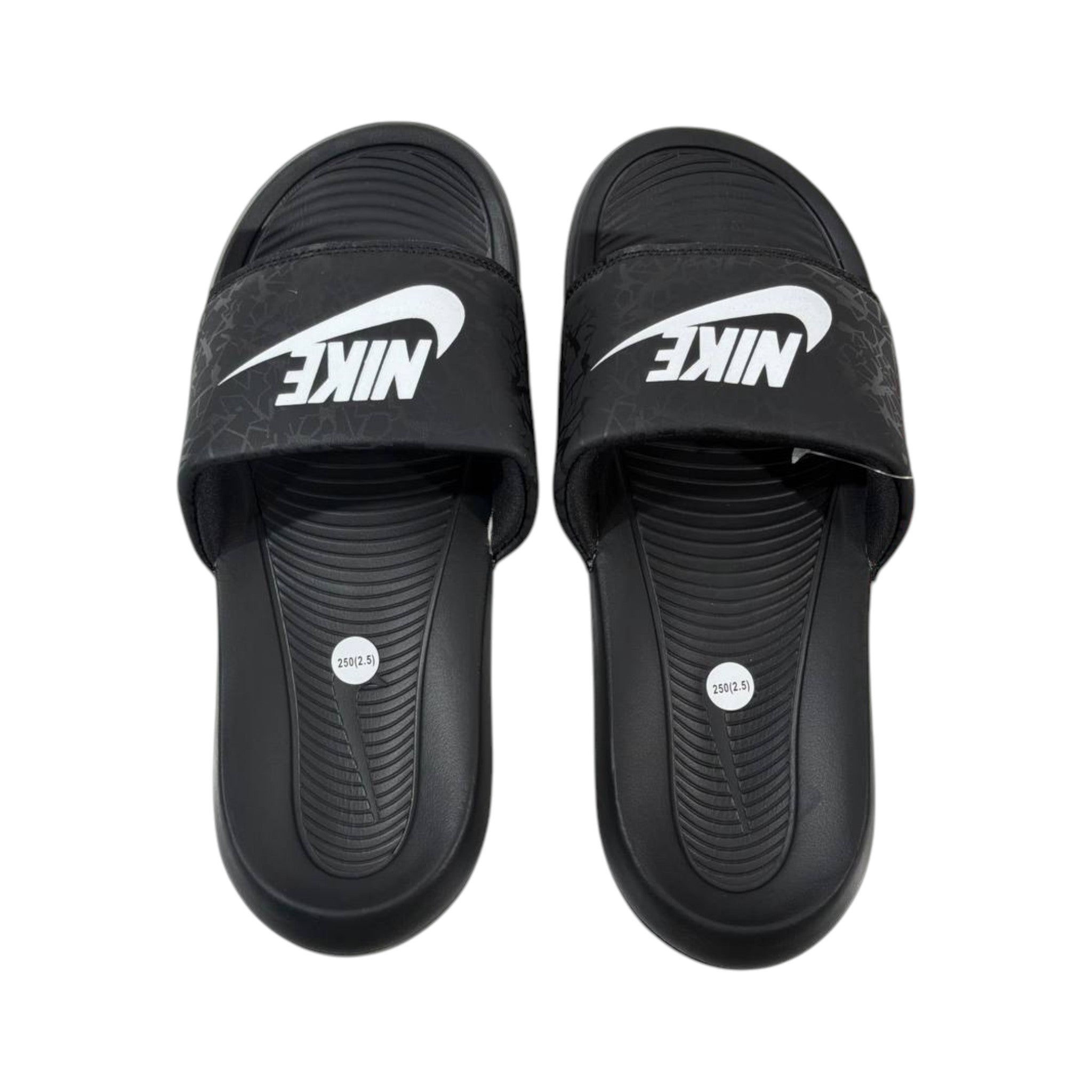 Nike Monochrome Comfort Slides – Black Edition 🖤⚡